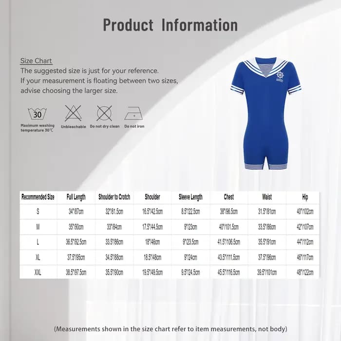 Combinaison de pyjama pour homme style marin
