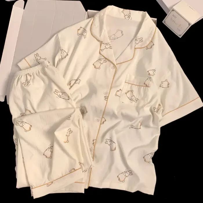 Ensemble de pyjama trois pièces pour femmes pour le printemps et l'été