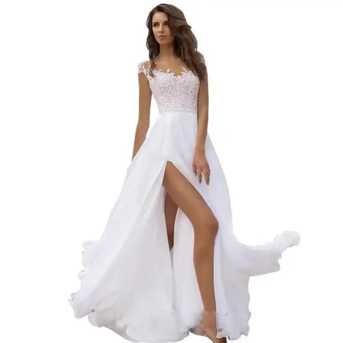 Robe de soirée élégante en dentelle pour femmes