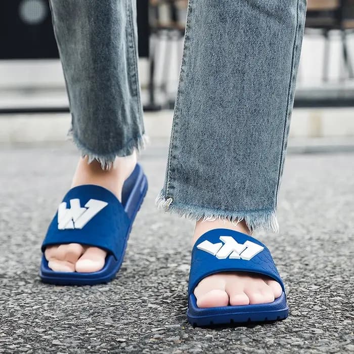 Pantoufles d'été tendance pour hommes! Coussin d'air pour talon
