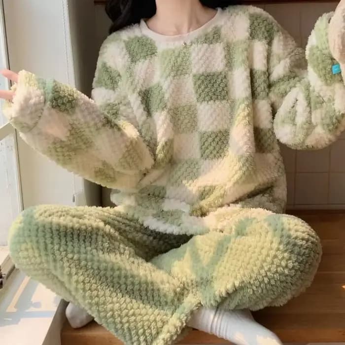 Vêtements pour femmes pyjamas hiver épaissir garder au chaud mode Hit produit extérieur à la maison exquis mignon quatre saisons voyage