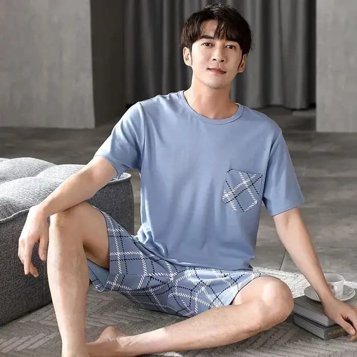 Pyjama d'Été Deux Pièces pour Homme