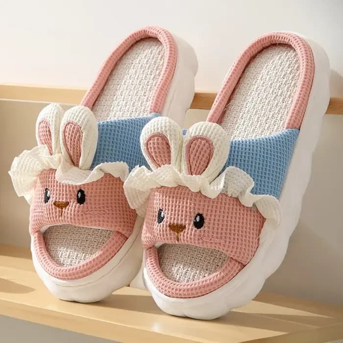 Pantoufles de lapin mignonnes pour femmes