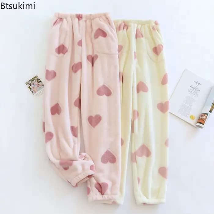 Nouveau pantalon de pyjama automne/hiver pour femme