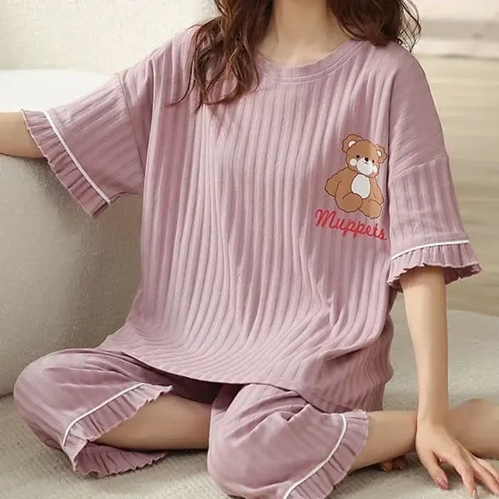 Pyjama Capris d'été pour femmes