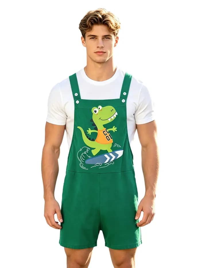 Pyjama pour hommes, imprimé dinosaure