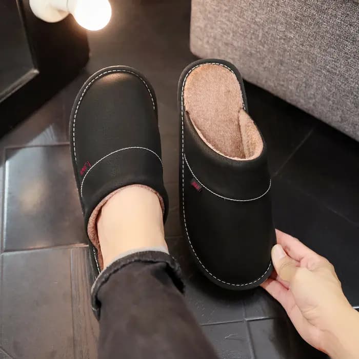 Pantoufles d'hiver Extra-larges pour hommes