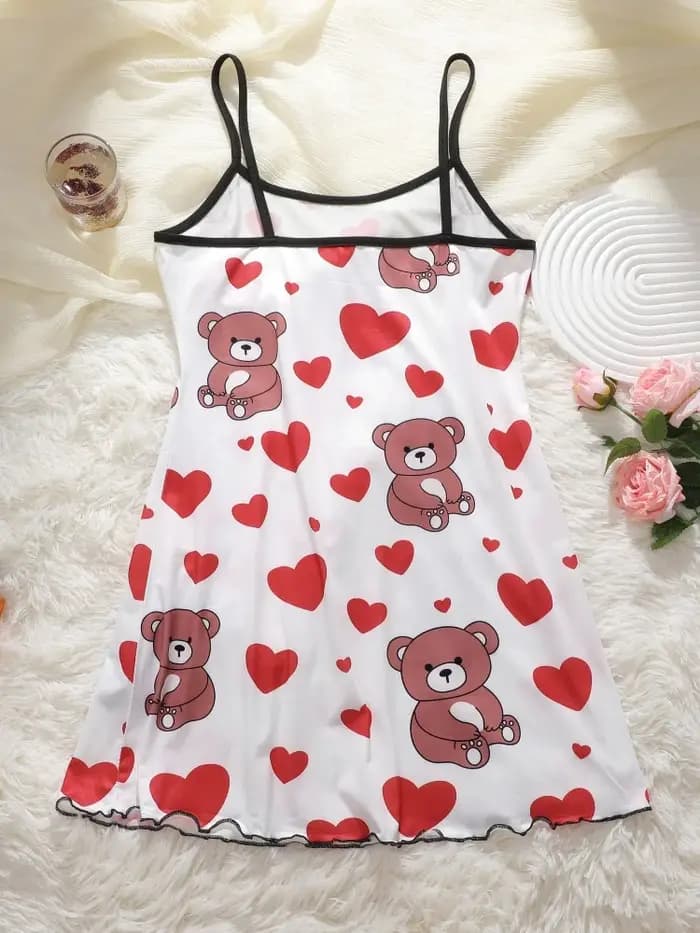 Robe de nuit d'été mignonne pour femme