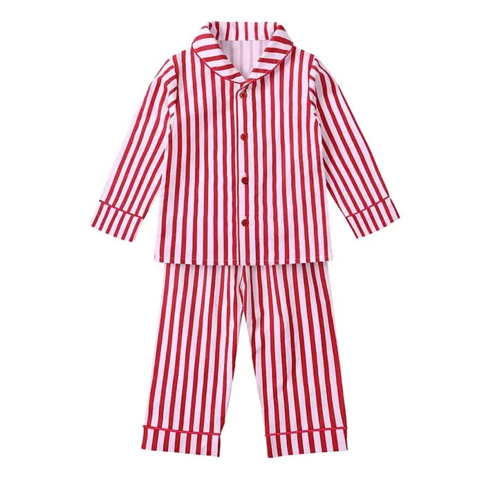 100% coton mode enfants pyjamas ensembles