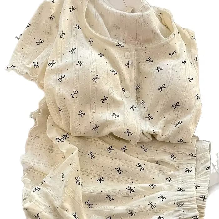 Nouvel ensemble de pyjama d'été pour femme