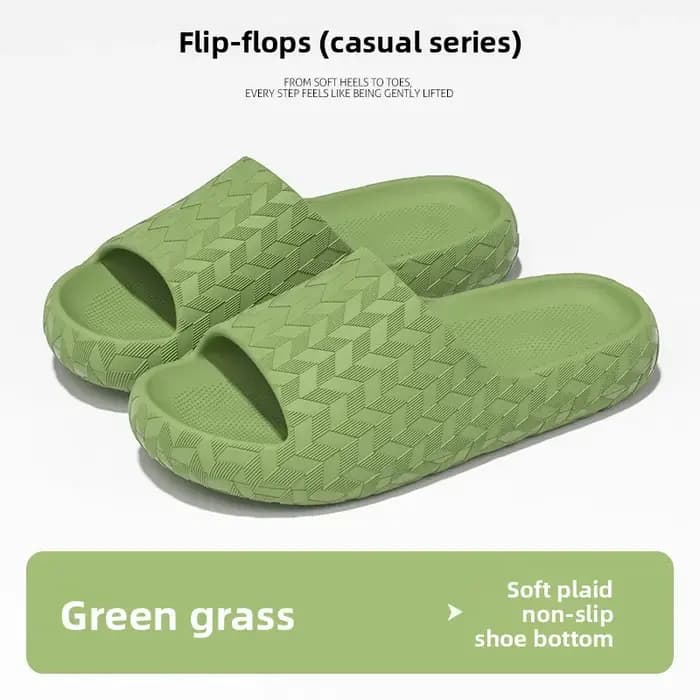 Chaussons antidérapants pour salle de bain, sandales à semelle épaisse et souple, chaussures d'intérieur pour hommes et femmes qui n'ont pas de mauvaise odeur.