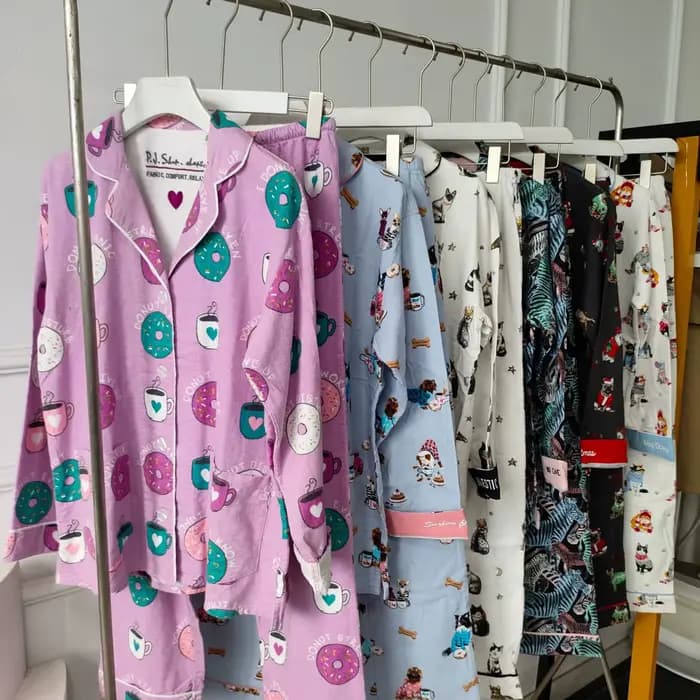 Pyjama assorti 2 pièces ensemble femmes Pj ensembles