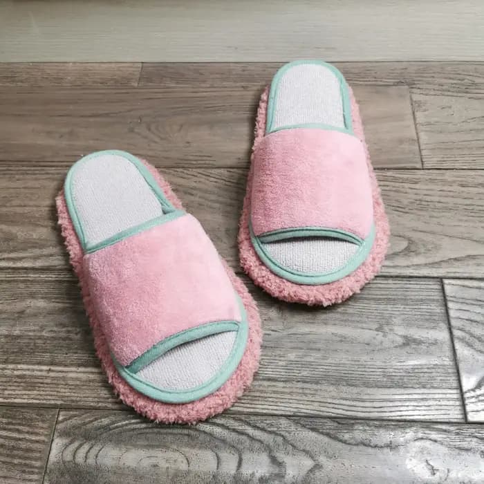 Chaussons serpillères en microfibre détachables et lavables