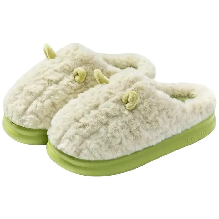 Pantoufles en coton pour femmes automne et hiver 2025
