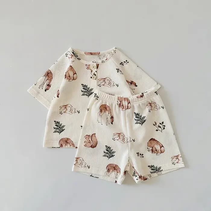 MILANCEL-Ensemble de pyjama de style animal pour enfants, vêtements de couchage pour garçons, vêteme