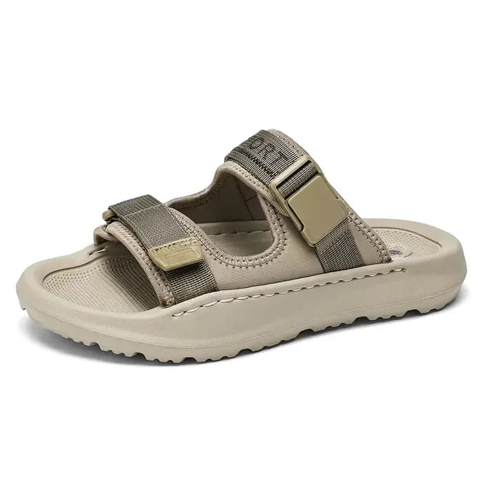 Nouveauté homme pantoufles léger marche demi-chaussures confortable hommes décontracté demi glisser antidérapant extérieur mâle Cool sandales