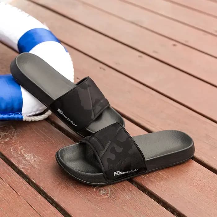 Pantoufles coordonnantes pour hommes, tongs d'extérieur, sandales d'intérieur et de maison, grande taille 49 50