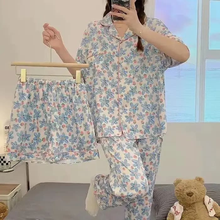 Pyjama à revers à manches courtes pour femmes, vêtements d'intérieur Kawaii, fouet de luxe, cadeau d