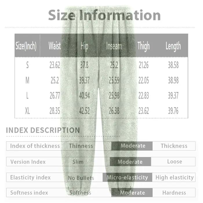 Femmes velours pyjama pantalon taille élastique maison décontracté chaud laine