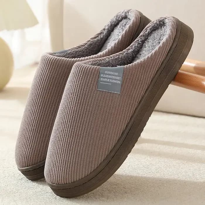 Maison pantoufle homme floue hiver chaud fourrure peluche antidérapant intérieur femme chambre class