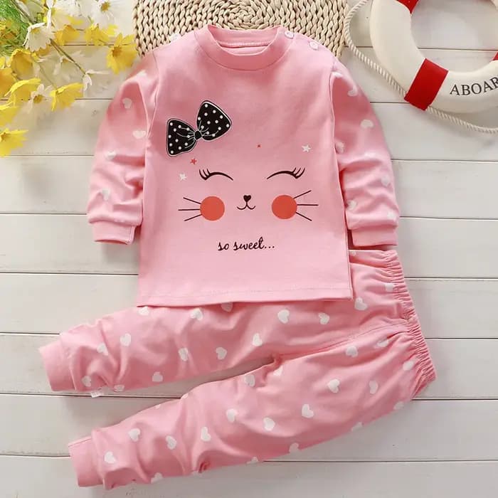 Pyjama et pantalon long pour bébé fille de 0 à 6 ans