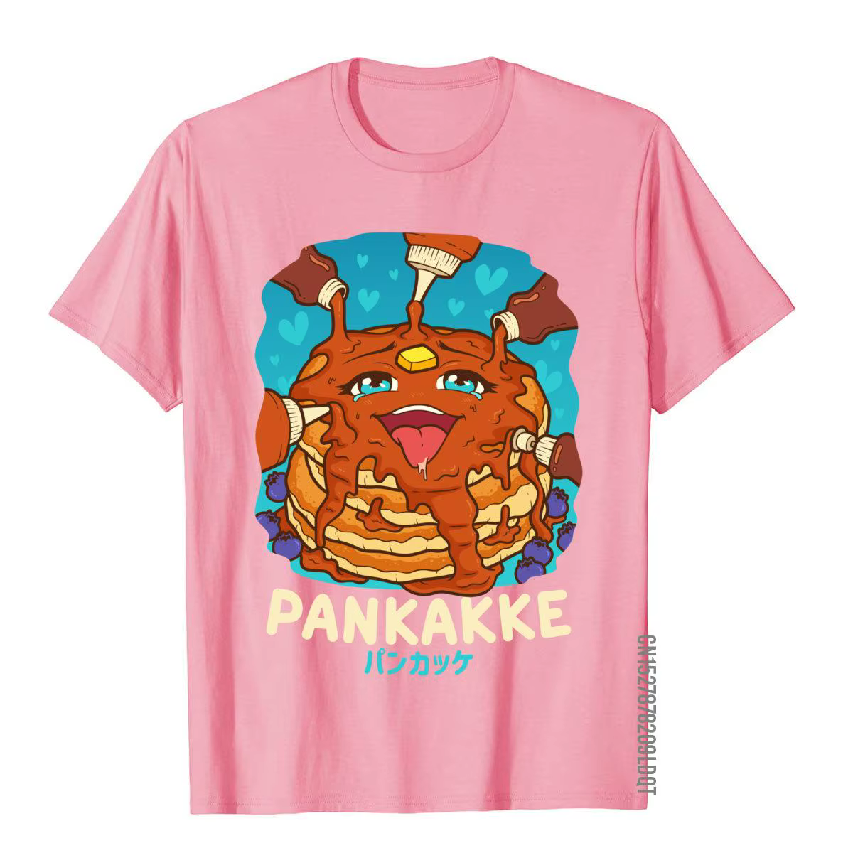 T-Shirt en coton pour hommes, amusant et coquin, jeu de mots, Kawaii, Pankakke japonais, plage, rue 
