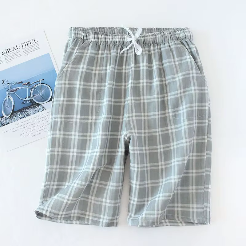 Short de pyjama en coton bon marché pour hommes, bas de sommeil d'été, pantalons de pyjama pour homm