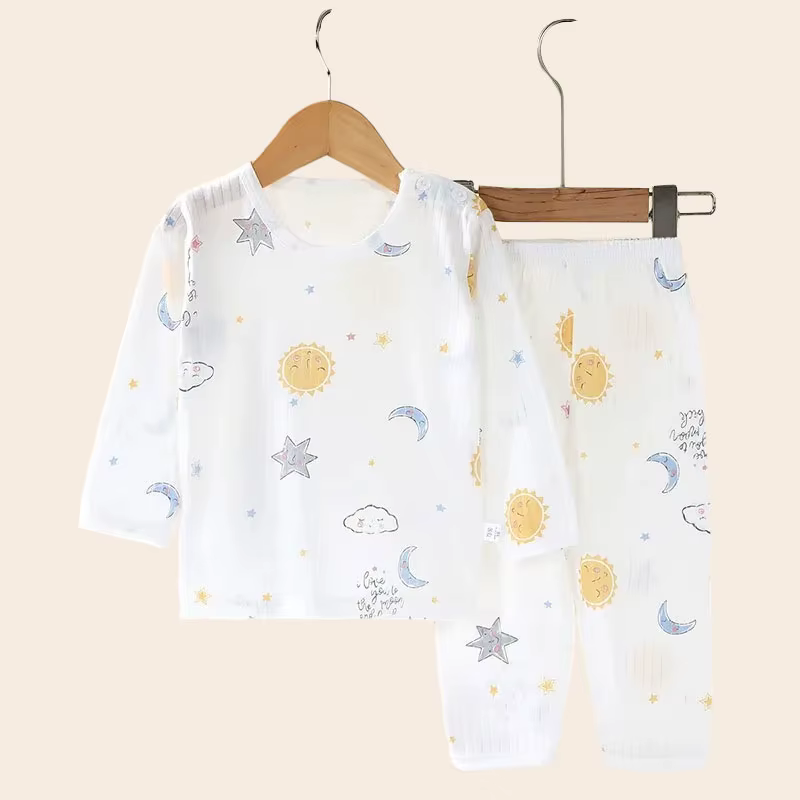 Ensemble pyjama en coton doux et respirant pour bébés enfants de 0 à 5 ans, ensemble de vêtements de