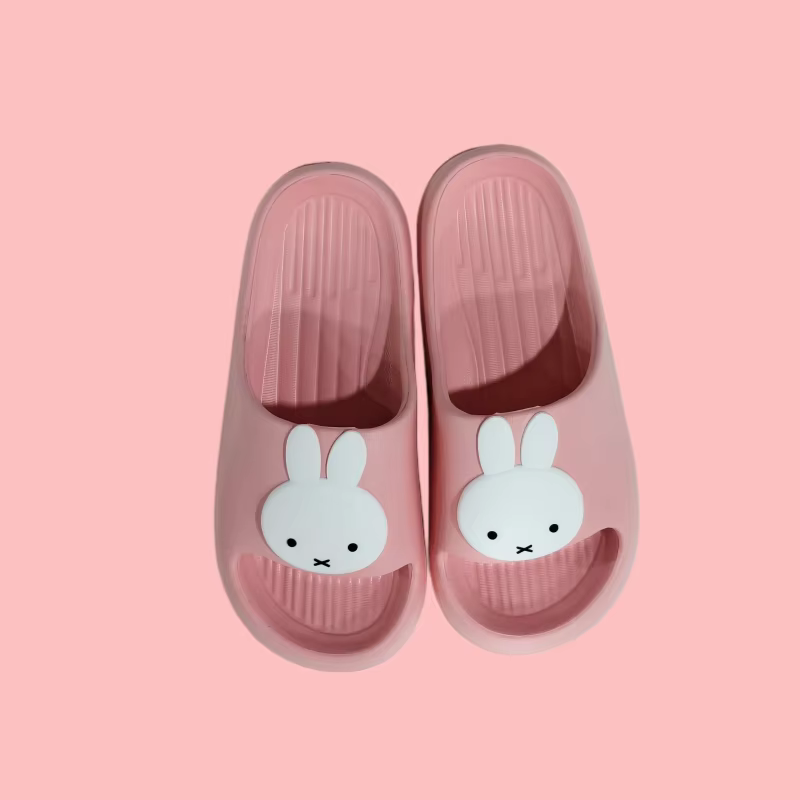 Mignonnes pantoufles Miffy en EVA souple, sandales nuages légères à bout ouvert pour la maison, la s