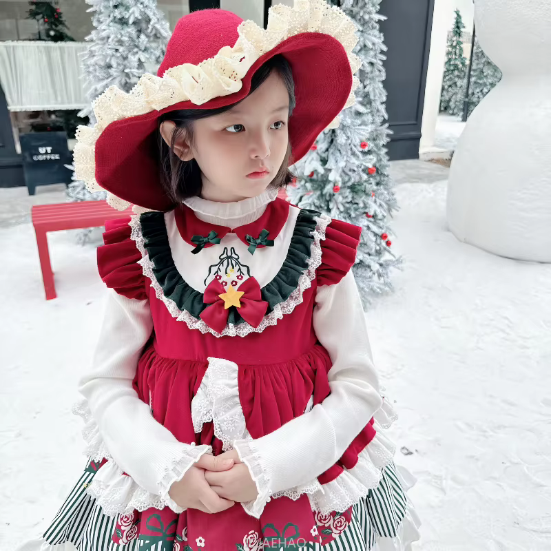 Robe de princesse de noël sans manches pour adolescentes, tenues de fête, Halloween, hiver, robe Tut