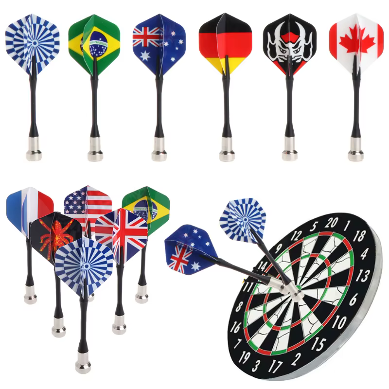 Fléchettes de jeu magnétiques durables, fléchettes de sécurité intégrées, excellentes performances, 