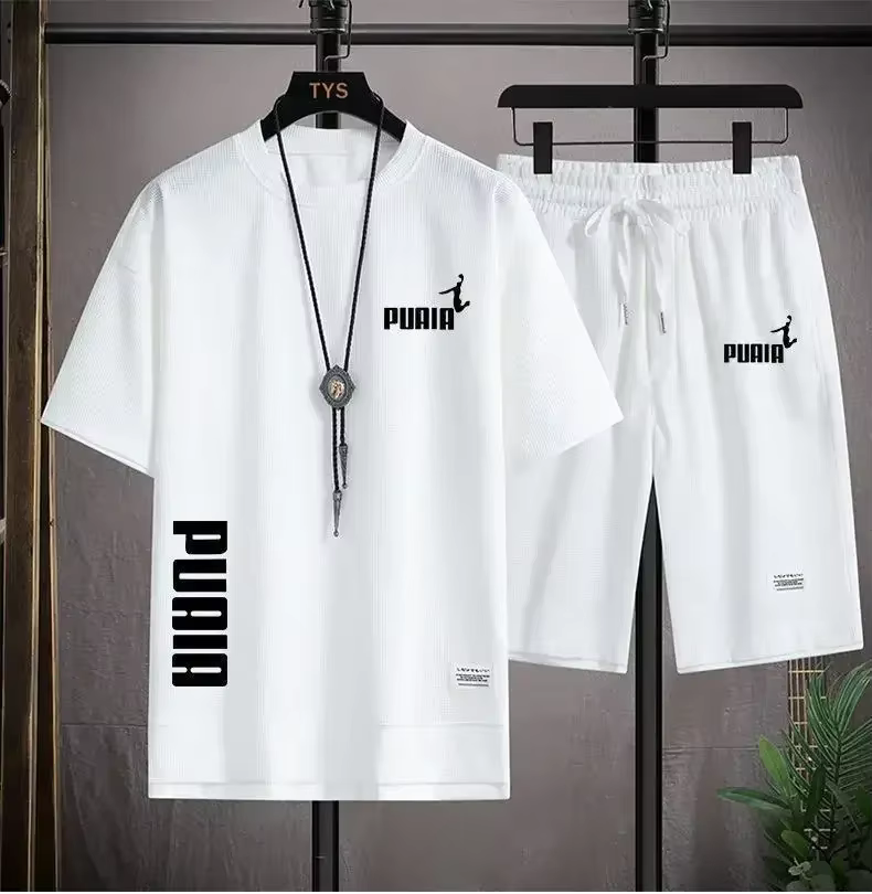 Nouvelle collection 2026 : Ensemble deux pièces homme été, séchage rapide, respirant, élastique, man