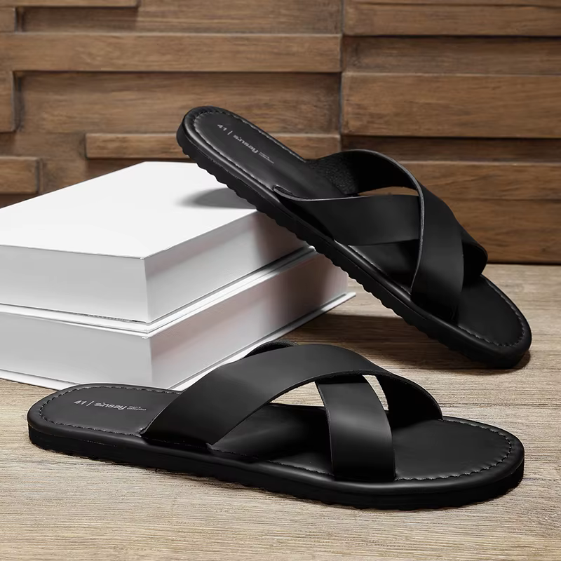 Chaussons pour hommes, intérieur/extérieur, grande taille 45 46, antidérapants, doux, légers, mode d