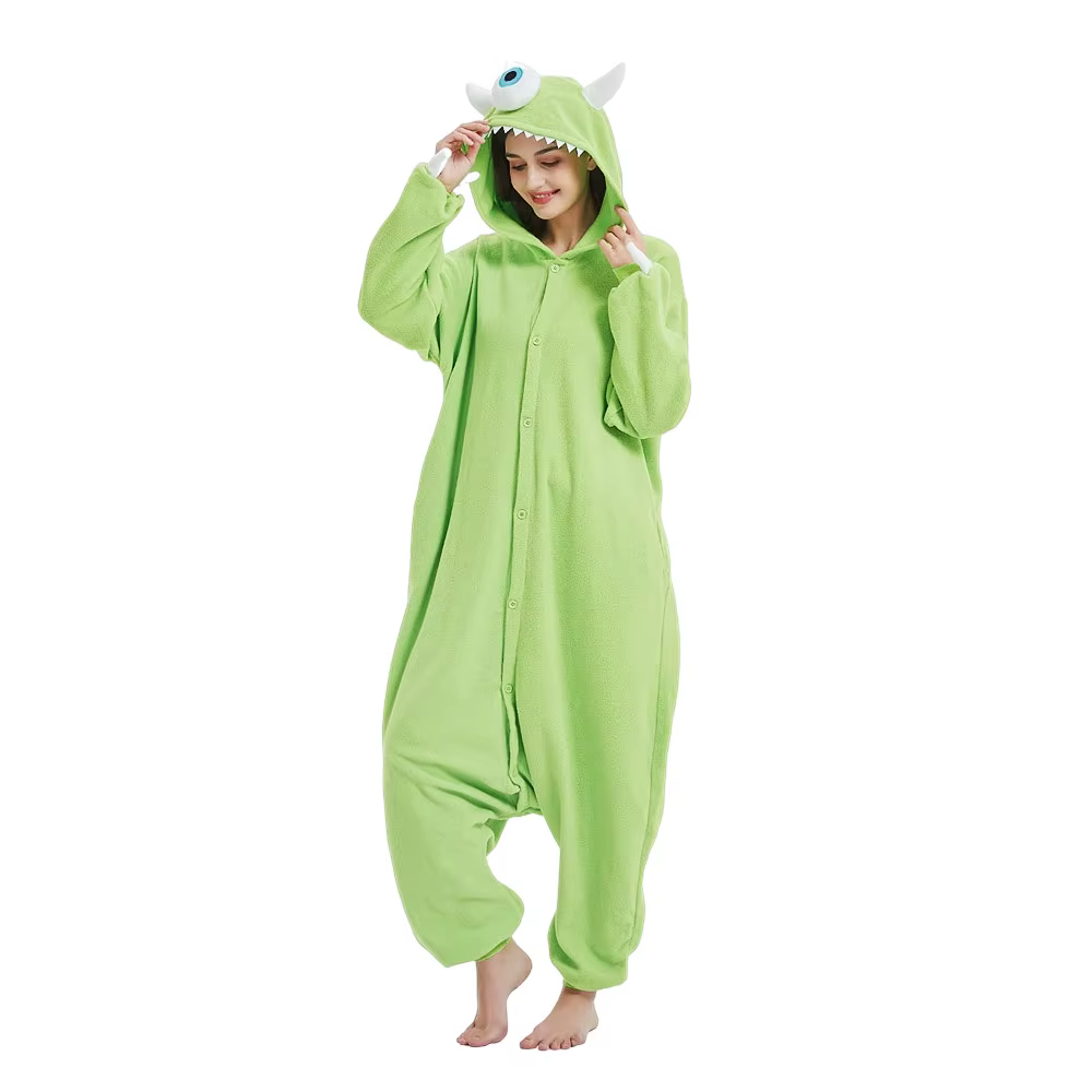 Polaire Sullivan Mike Wazowski monstre Kigurumi adultes dessin animé Onesie pyjama Costumes pour Hal