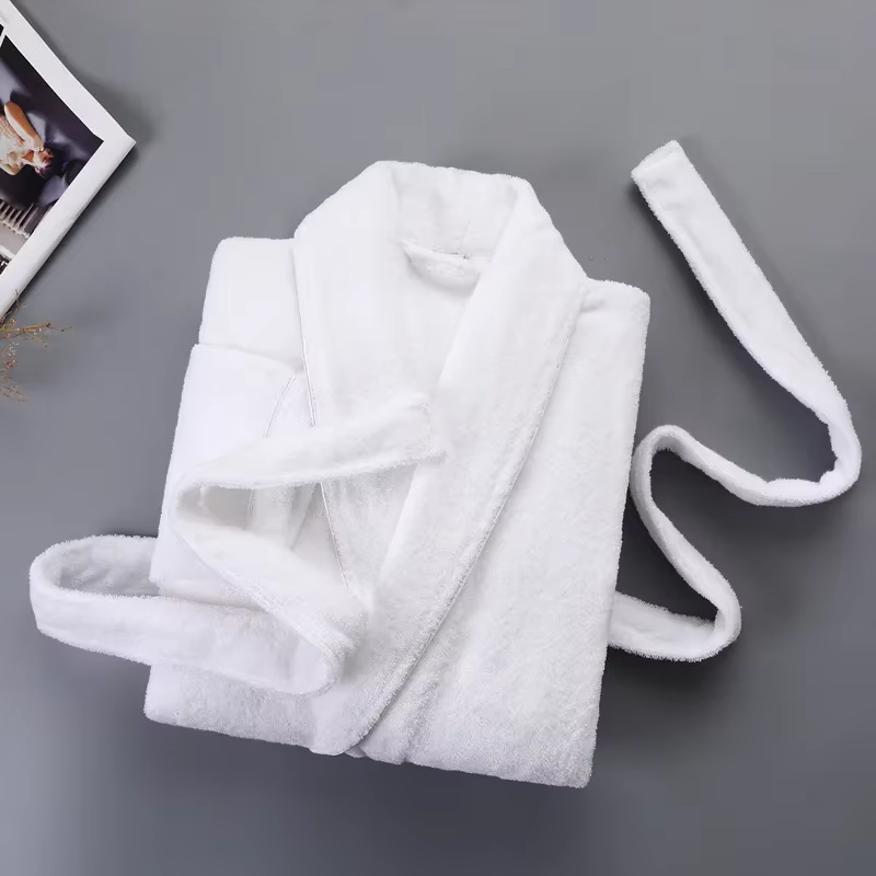 100% coton Terry serviette Peignoir Robe homme et femme Kimono Robe de chambre vêtements de nuit abs