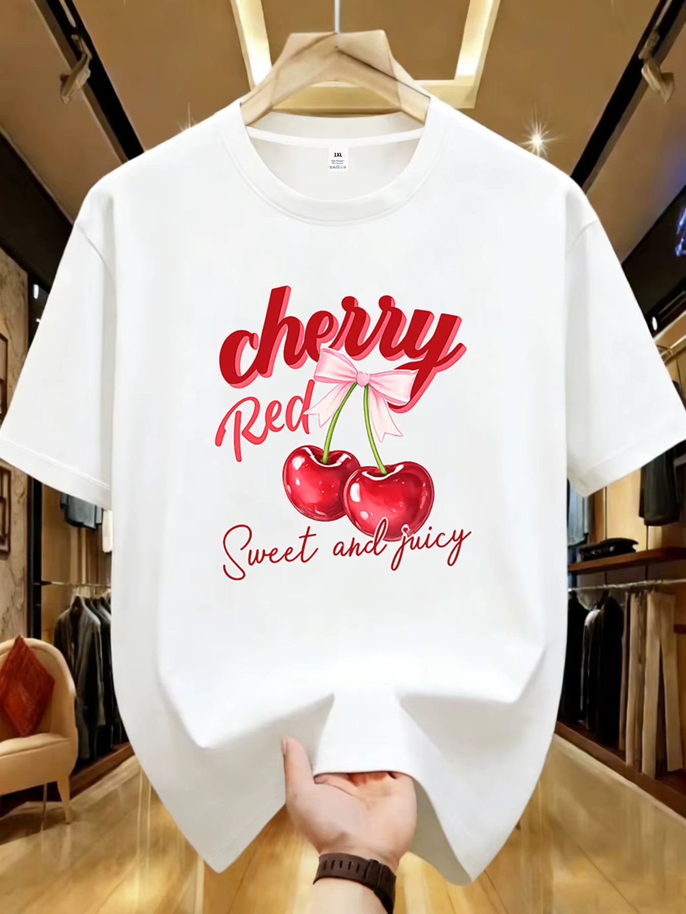 T-shirt à manches courtes et col rond pour femmes, avec imprimés tendance, style Harajuku, streetwea