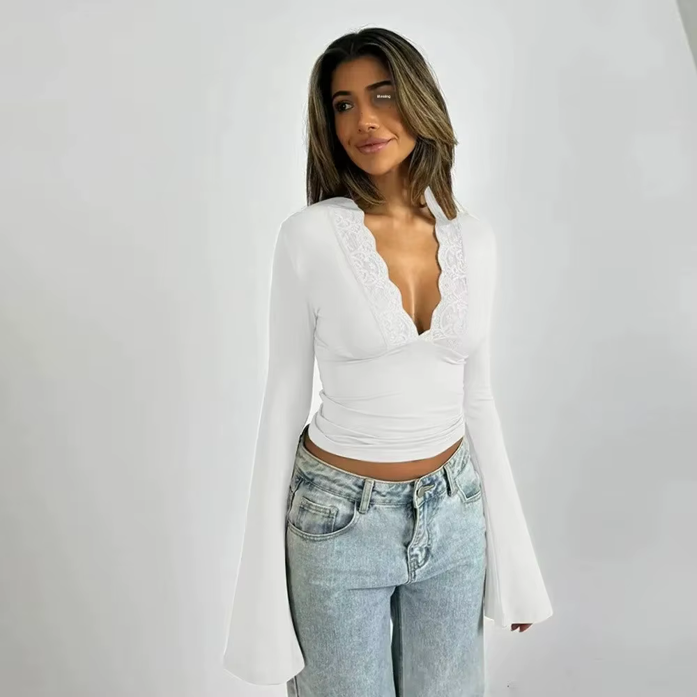 Nouveautés Automne/Hiver 2024, Best-seller Amazon, Vêtements pour femmes tendance, haut moulant sexy