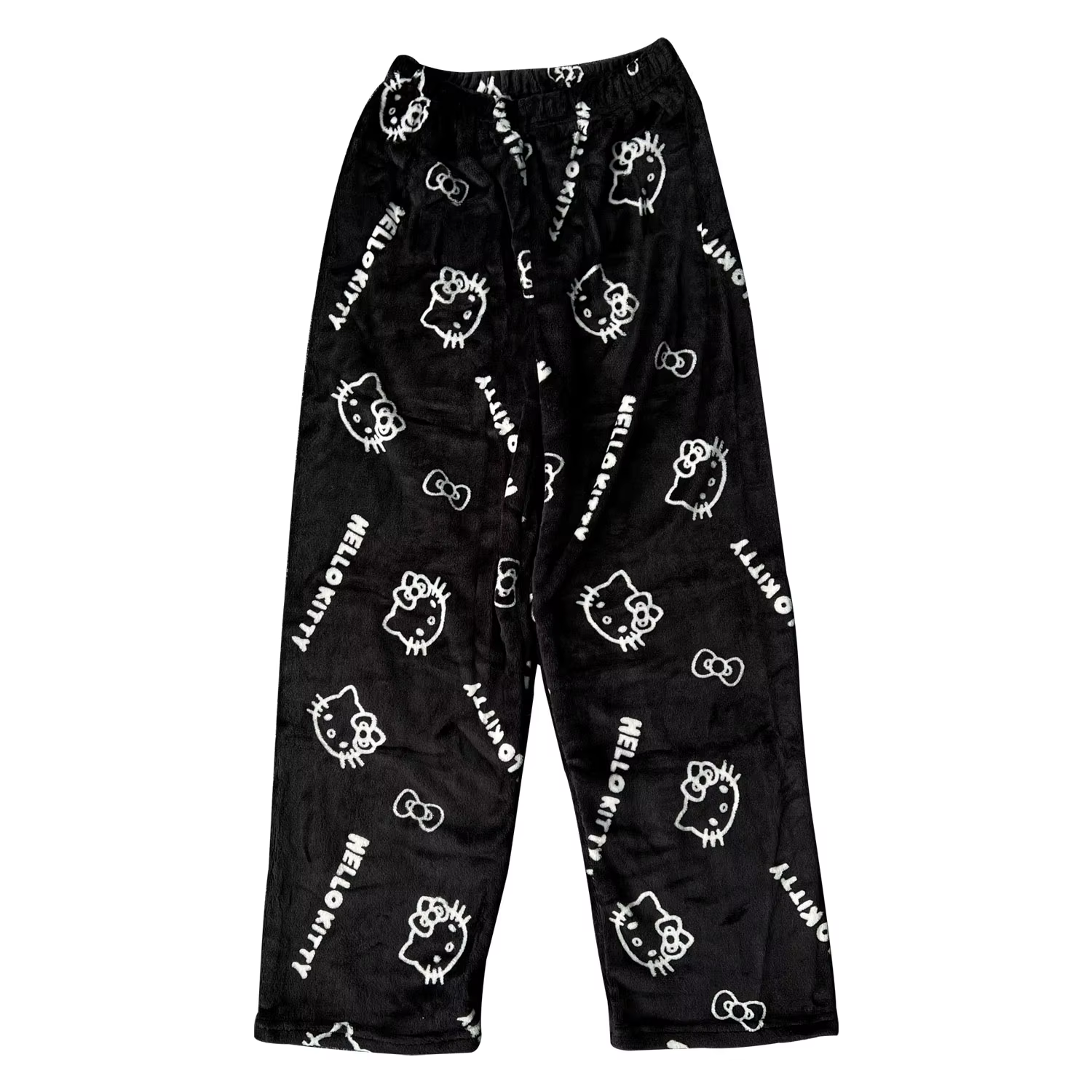 Pantalon de pyjama Y2K Hello Kitty Sanrio Anime pour femme, pantalon de pyjama de dessin animé pour