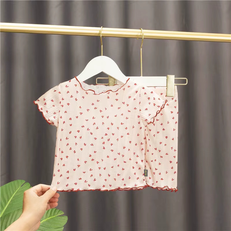 Pyjamas d'été pour enfants, vêtements pour enfants, pyjama pour filles, ensemble de pyjama d'été pou