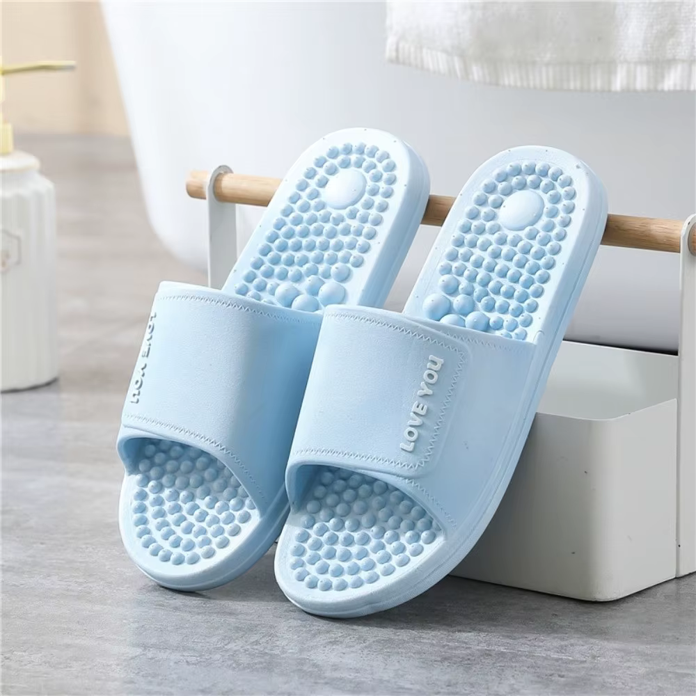 Chaussons de massage doux et tendance pour femmes, super légers, antidérapants, confortables, à enfi