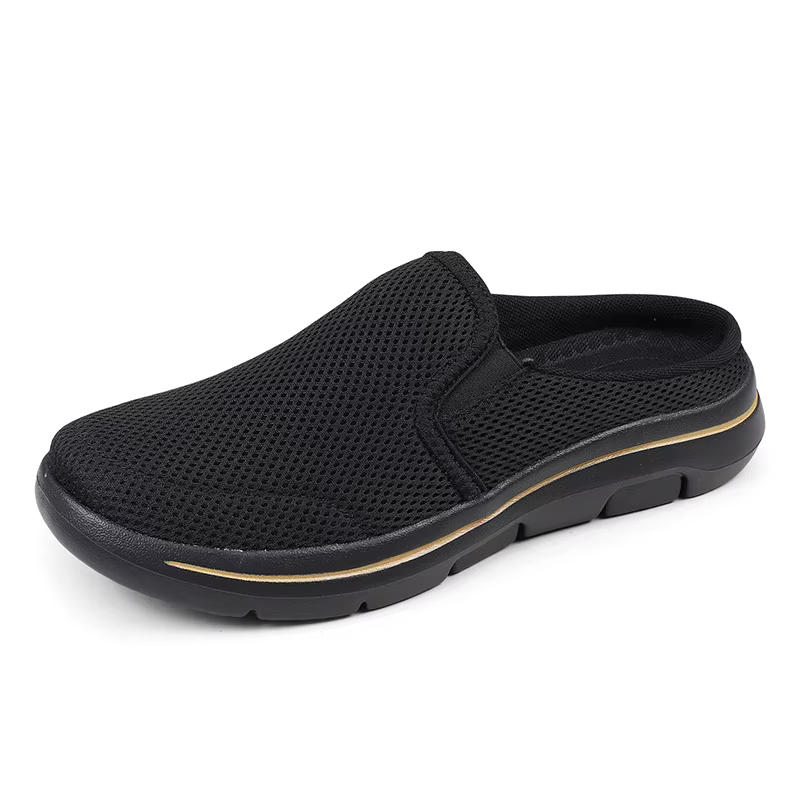 Demi-chaussures unisexes en maille pour hommes et femmes, pantoufles d'été décontractées, chaussures