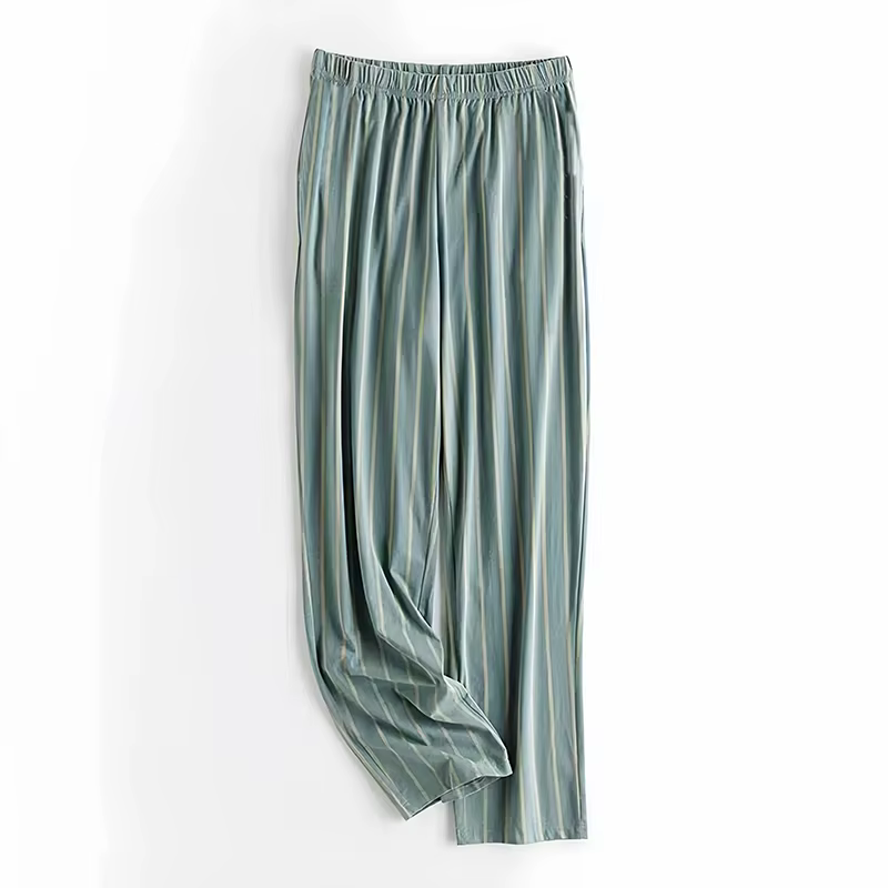 Pantalon de pyjama d'été fin pour hommes, grande taille, FJD, adolescents, peut porter, maison