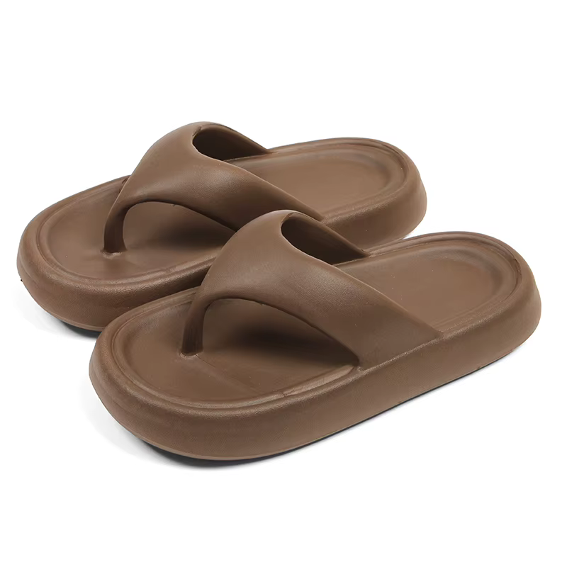 Tongs élégantes pour femmes avec sensation de marche sur un nuage, sandales d'été en EVA pour couple