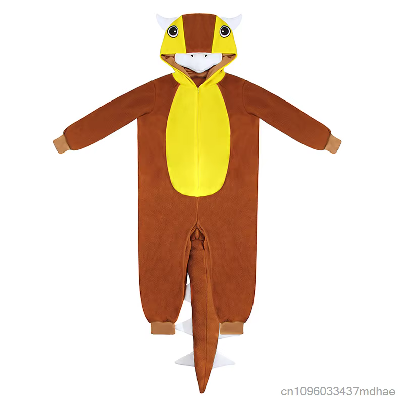 Nouveau Pyjama Dinosaure Junge, Costume de Scène de Fête Thème Dinosaures Préhistoriques, Déguisemen