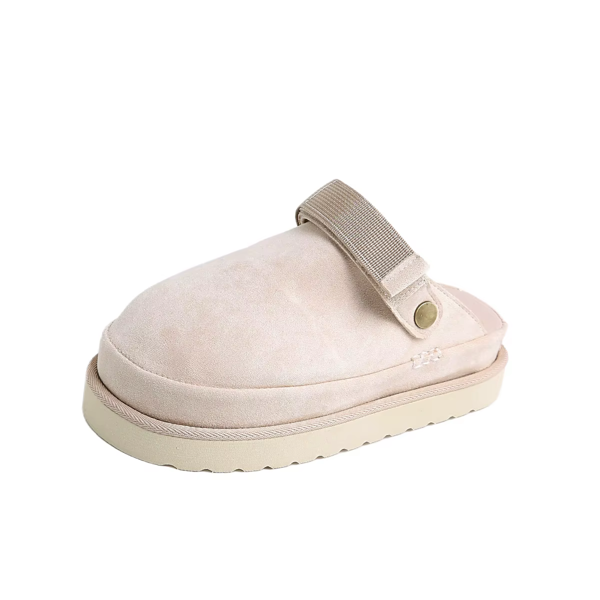 Pantoufles pour femmes à la mode fourrure chaude chaussures épaisses maison confortable Baotou coton