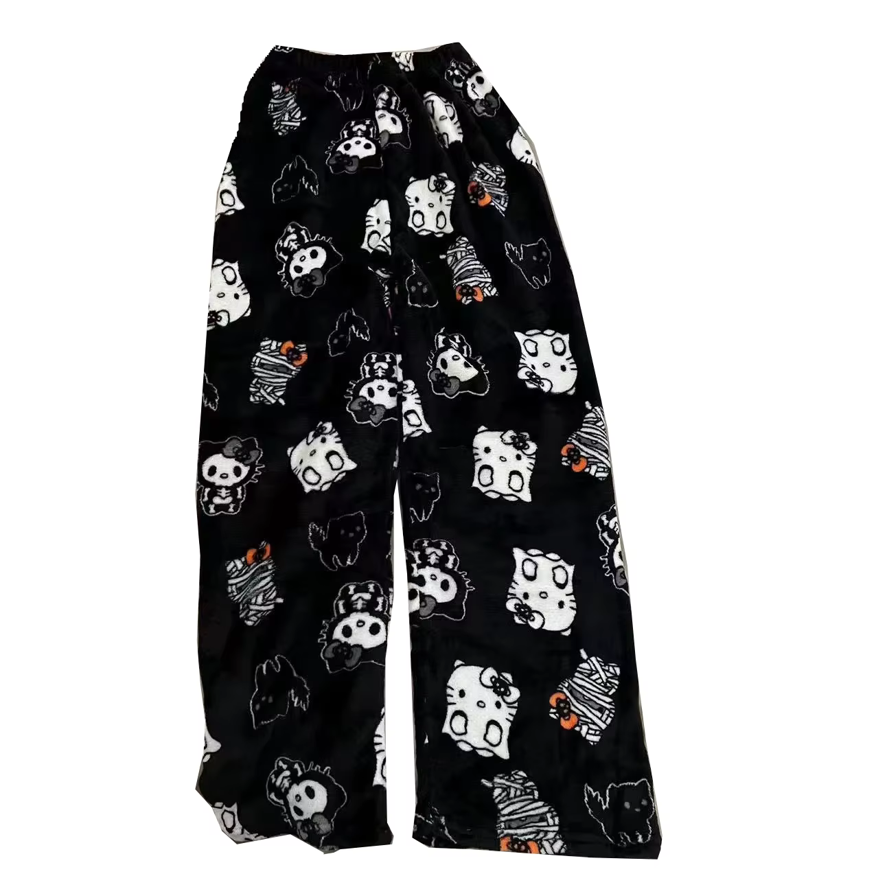 Pantalon de pyjama de Noël Hello Kitty pour femmes, Anime At, Cartoon Couple, Loungewear, Loisirs, M