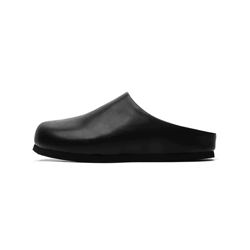 Original2025 été nouveau Birken pantoufles pour hommes Premium gris Style minimaliste Cleanfit vache