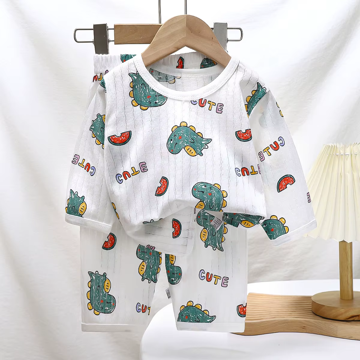 Bébé Pyjamas Ensembles Coton Enfant Pyjamas Enfant En Bas Âge À Manches Longues Vêtements De Nuit Po
