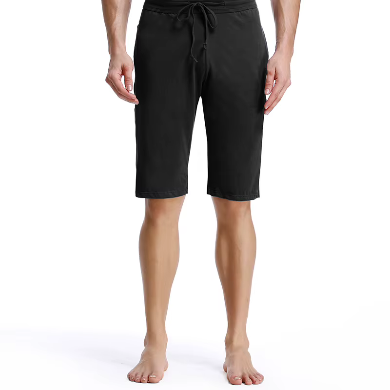 Homme pyjama Pantalon grande taille coton salon Pantalon de couchage été confortable vêtements de nu
