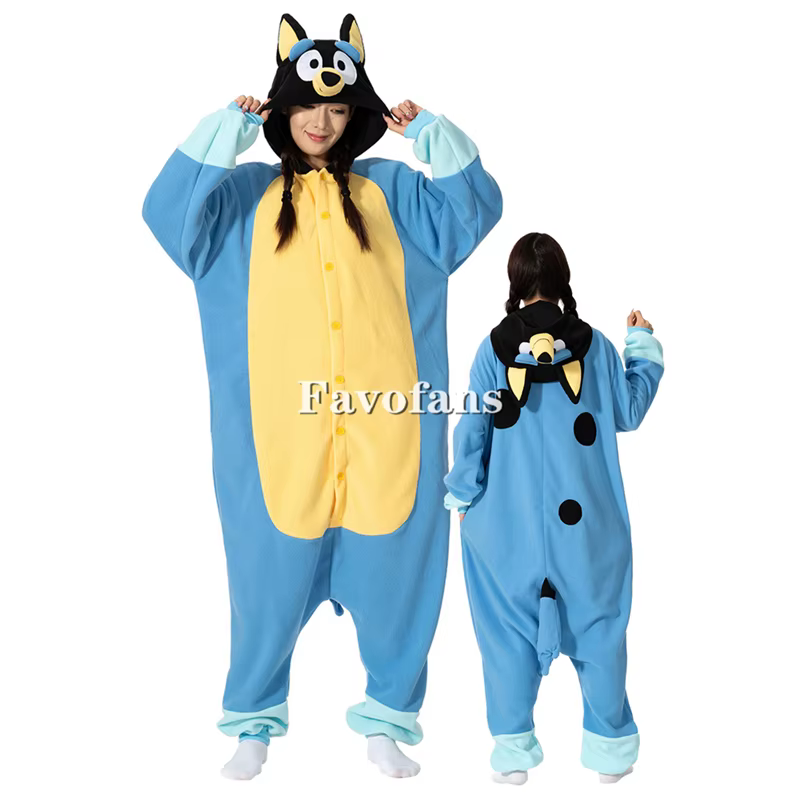 Onesie de dessin animé pour adultes, pyjama Kigurumi animal, vêtements d'intérieur pour chiens, cost